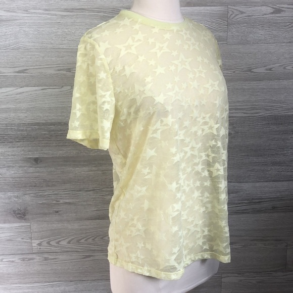 Vero Moda Sheer Short Sleeve Tee Stars - Picture 4 of 8